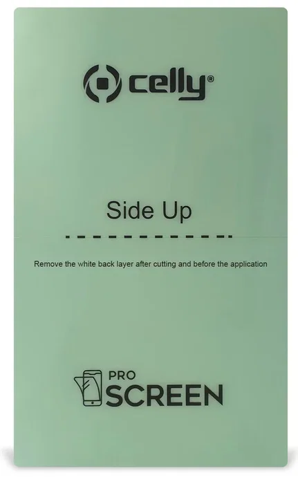 Celly PROFILM20 Protector de Pantalla Universal PET Transparente Anti-Rayones para Teléfono Móvil - Pack de 20 Unidades