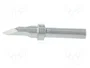 QUICK Punta de soldadura tipo cuchillo 4,7mm