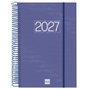 Finocam Agenda Espiral Basic Year 2027 Azul A4