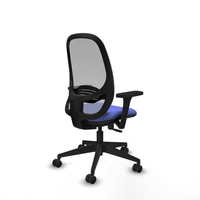 PIQUERAS Y CRESPO Silla de oficina Cilanco con mecanismo Sincro, Tela Azul claro y Malla Gris PIQUERAS Y CRESPO Silla de oficina Cilanco con mecanismo Sincro, Tela Azul claro y Malla Gris