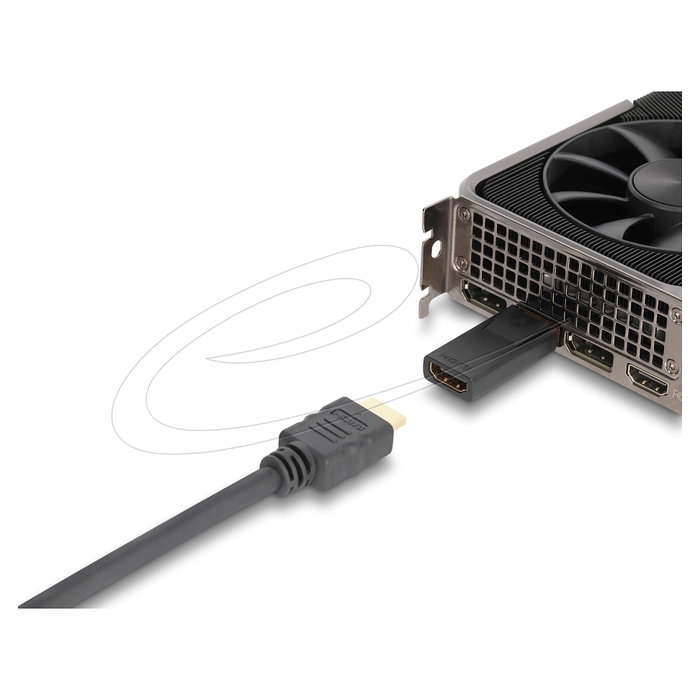 DeLOCK Adaptador Activo DisplayPort 1.2 a HDMI 4K con HDR 61086
