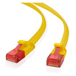 Helos Patchkabel Cat.6 Ultraflach U/UTP de 20m Azul