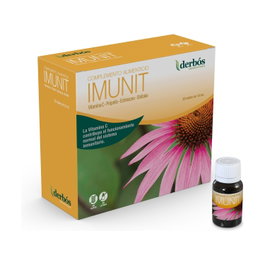 Derbós Imunit 20 viales Complemento alimenticio con Vitamina C, Própolis y Equinácea