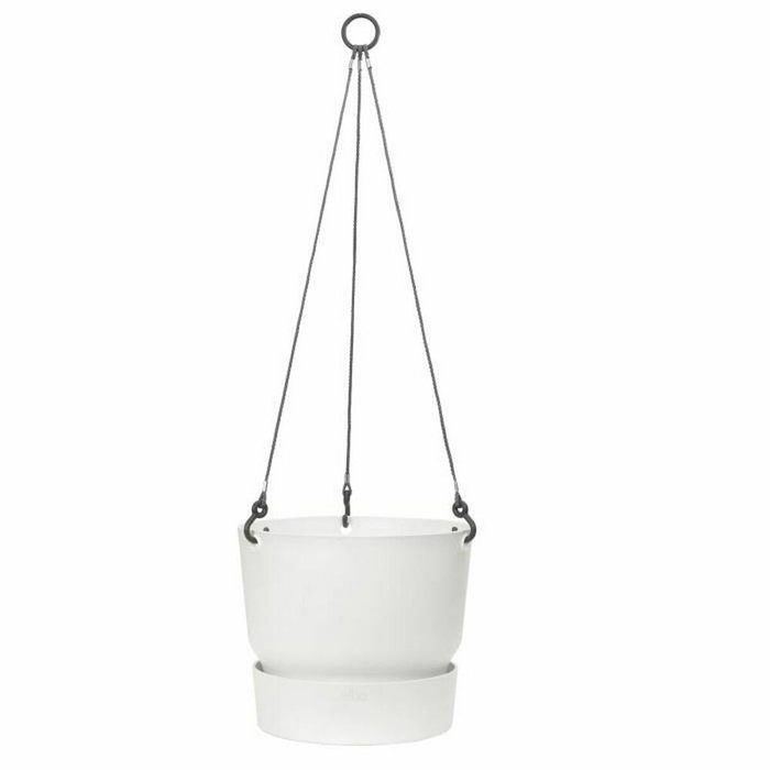 Elho Maceta Colgante Greenville 24 Blanco