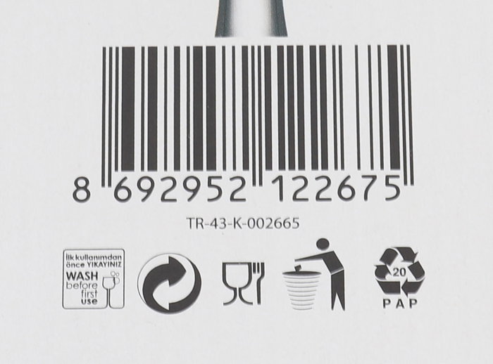 Lav Set 6 Copas Vino/Agua Fame 395 cc (4 Cajas)