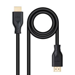 NANO CABLE Cable HDMI V2.0 2.0M 4K HDMI A/M Macho Macho Negro