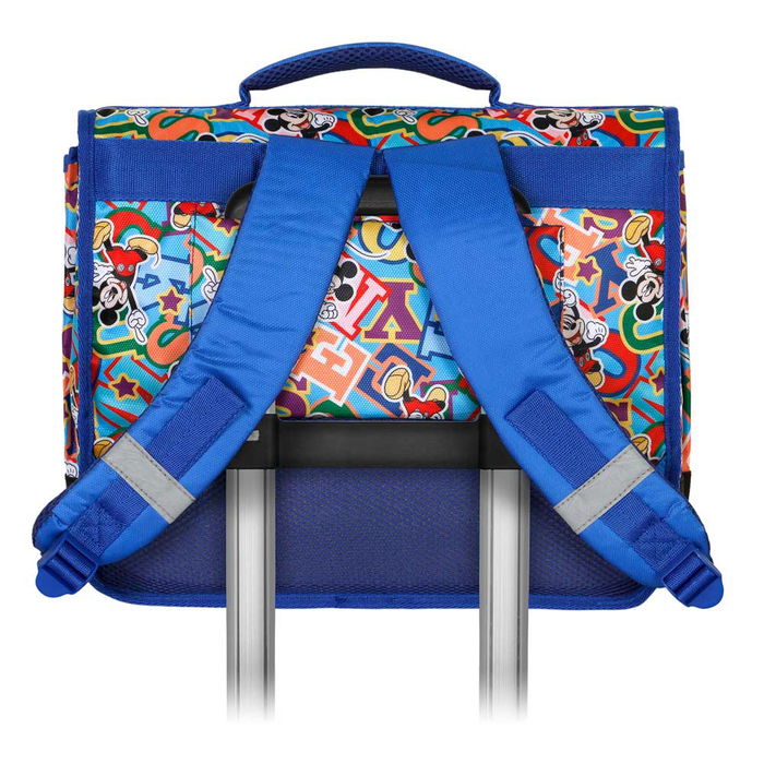Disney Mickey Mouse Mochila Escolar Cartable 2.0 Azul para Niños