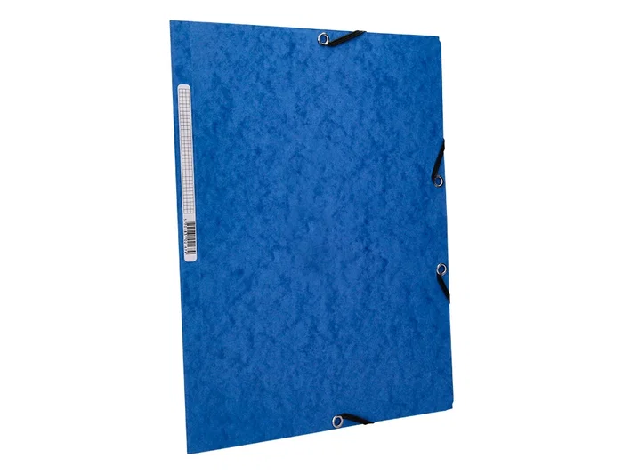 Q-connect Carpeta kf02167 Gomas Cartón Símil Prespán Solapas 320x243 mm Azul