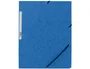 Q-connect Carpeta kf02167 Gomas Cartón Símil Prespán Solapas 320x243 mm Azul