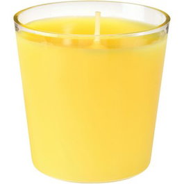 Duni Vela Antimosquitos Amarilla Citronela, 40x40 cm, para un Solo Uso