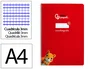 Liderpapel Cuaderno Espiral Pautaguía A4 Tapa Dura Rojo