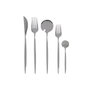 DKD Home Decor Cubertería Basicos Plateado Set de 20 piezas 0.5 x 22 x 2 cm Acero Inoxidable