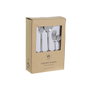 DKD Home Decor Cubertería Basicos Plateado Set de 20 piezas 0.5 x 22 x 2 cm Acero Inoxidable