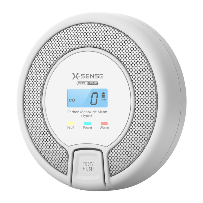 X-Sense CO03D Detector de monóxido de carbono Blanco y Gris