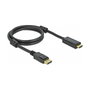 DeLOCK Cable Activo DisplayPort 1.2 a HDMI 4K 60Hz 1m Negro