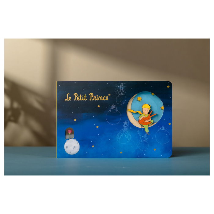 El Principito Cuaderno A5 Apaisado Le Petit Prince con El Principito y el Zorro, 120 Hojas Sin Pautar, Color Azul El Principito Cuaderno A5 Apaisado Le Petit Prince con El Principito y el Zorro, 120 Hojas Sin Pautar, Color Azul