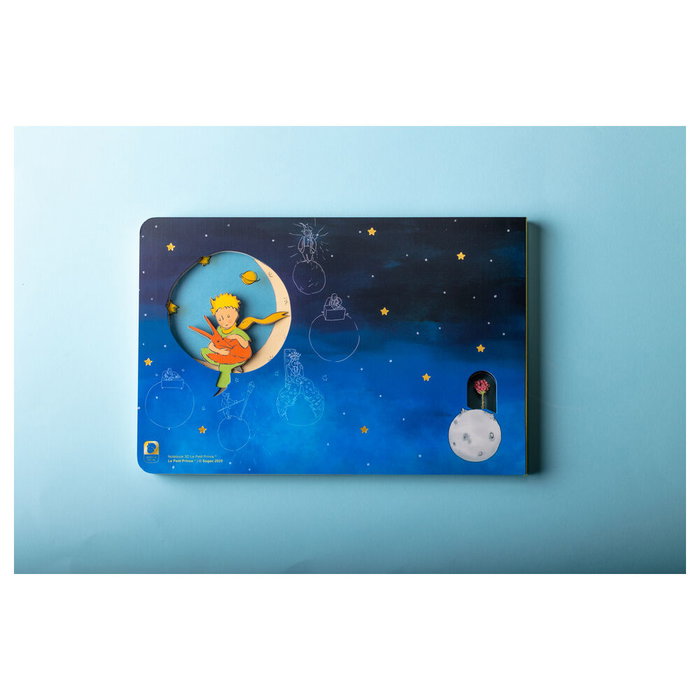 El Principito Cuaderno A5 Apaisado Le Petit Prince con El Principito y el Zorro, 120 Hojas Sin Pautar, Color Azul El Principito Cuaderno A5 Apaisado Le Petit Prince con El Principito y el Zorro, 120 Hojas Sin Pautar, Color Azul