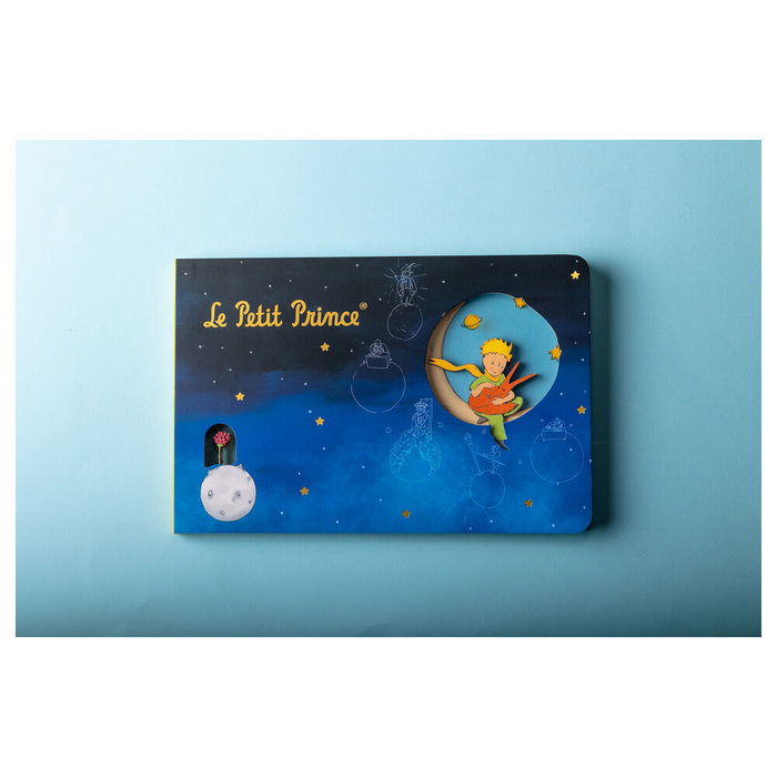 El Principito Cuaderno A5 Apaisado Le Petit Prince con El Principito y el Zorro, 120 Hojas Sin Pautar, Color Azul El Principito Cuaderno A5 Apaisado Le Petit Prince con El Principito y el Zorro, 120 Hojas Sin Pautar, Color Azul