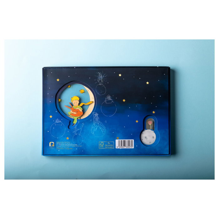 El Principito Cuaderno A5 Apaisado Le Petit Prince con El Principito y el Zorro, 120 Hojas Sin Pautar, Color Azul El Principito Cuaderno A5 Apaisado Le Petit Prince con El Principito y el Zorro, 120 Hojas Sin Pautar, Color Azul