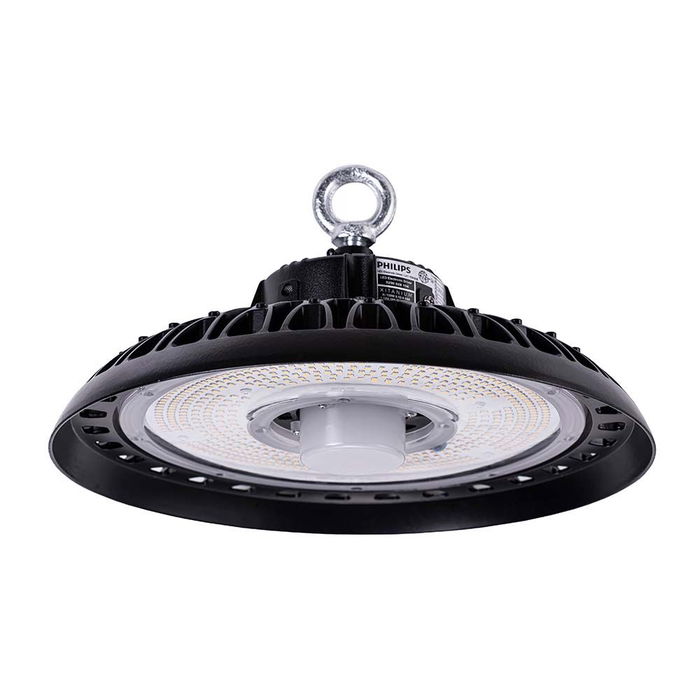 Thorgeon Campana LED 150W 24000 lm 4000K Luz Día IP65 IK08 Ø34 x 18.1 cm - Eficiencia 160 lm/w, Ángulo 120°, Recomendada 10-15 m