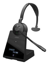 Jabra Auricular Inalámbrico Profesional Engage 75 Mono DECT Bluetooth 5.0 13h Cancelación de Ruido RJ9 RJ45 Micro-USB 150m Negro