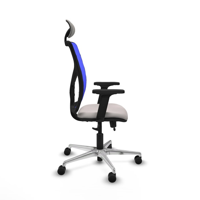 PIQUERAS Y CRESPO Silla de oficina Motilla Blanco y Azul PIQUERAS Y CRESPO Silla de oficina Motilla Blanco y Azul