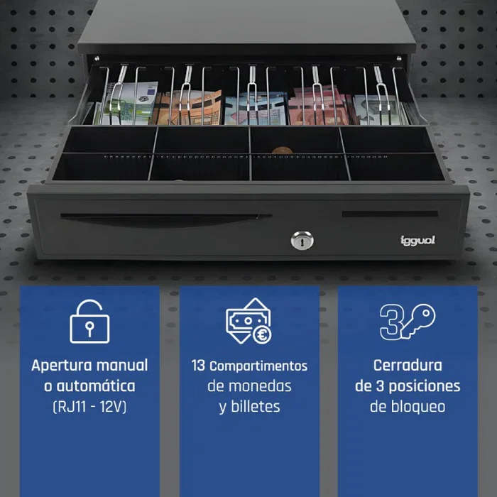 IGGUAL AIO W156.88.N100 - TPV All-in-One Pantalla Táctil 15.6" FHD, Intel N100 3.4GHz, 8GB RAM, 256GB SSD, Windows 11 Pro, Blanco