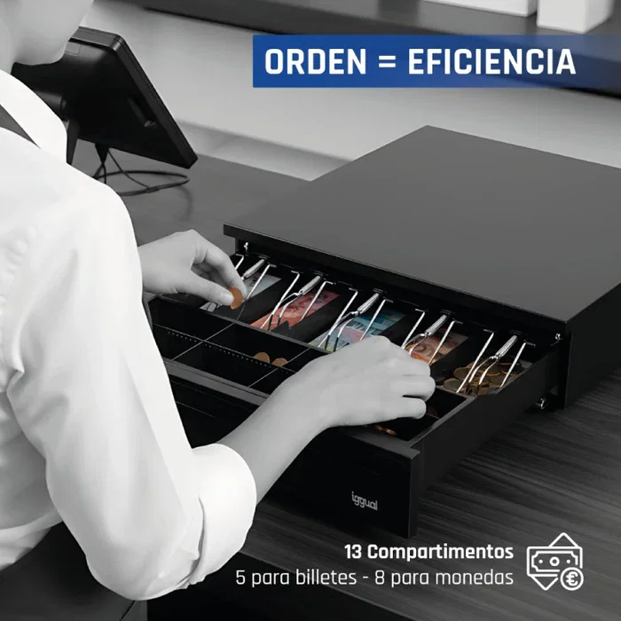 IGGUAL AIO W156.88.N100 - TPV All-in-One Pantalla Táctil 15.6" FHD, Intel N100 3.4GHz, 8GB RAM, 256GB SSD, Windows 11 Pro, Blanco