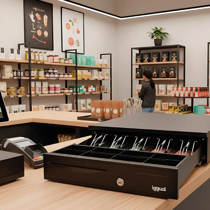 IGGUAL AIO W156.88.N100 - TPV All-in-One Pantalla Táctil 15.6" FHD, Intel N100 3.4GHz, 8GB RAM, 256GB SSD, Windows 11 Pro, Blanco