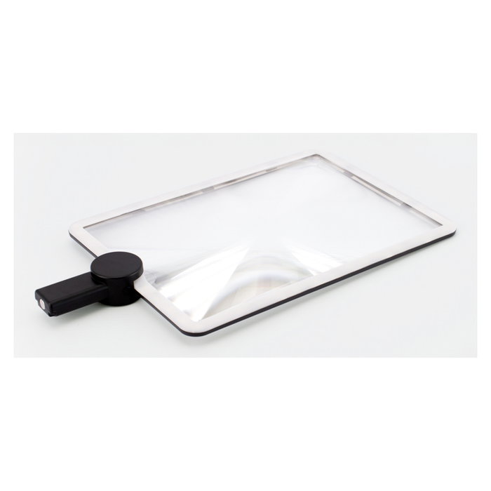 Realpower LED-Lupe HL-1 Rectangular, Lupa de Lectura LED Colgante 5x Aumento, 50 LEDs, 5V, 320 x 187 x 25 mm Realpower LED-Lupe HL-1 Rectangular, Lupa de Lectura LED Colgante 5x Aumento, 50 LEDs, 5V, 320 x 187 x 25 mm