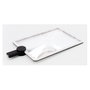 Realpower LED-Lupe HL-1 Rectangular, Lupa de Lectura LED Colgante 5x Aumento, 50 LEDs, 5V, 320 x 187 x 25 mm