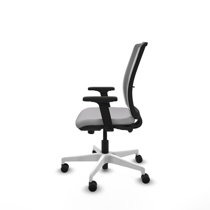 PIQUERAS Y CRESPO Silla de oficina Haches Gris con mecanismo Sincro/Traslack