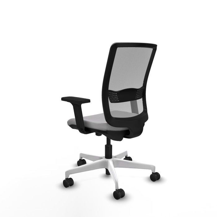 PIQUERAS Y CRESPO Silla de oficina Haches Gris con mecanismo Sincro/Traslack