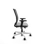 PIQUERAS Y CRESPO Silla de oficina Haches Gris con mecanismo Sincro/Traslack
