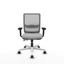 PIQUERAS Y CRESPO Silla de oficina Haches Gris con mecanismo Sincro/Traslack