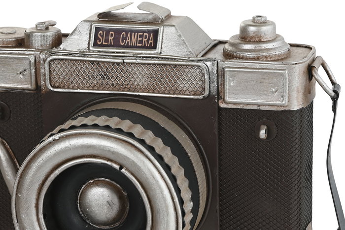 DKD Home Decor Decoracion Vintage Marron Plateado Metal 12 x 15 x 23 cm