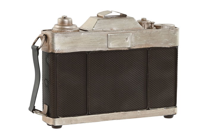 DKD Home Decor Decoracion Vintage Marron Plateado Metal 12 x 15 x 23 cm