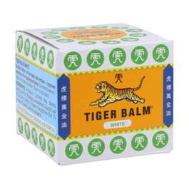 Tiger Balm Bálsamo Tigre Blanco 19 gr, Alivio Muscular y Articular, Respiración