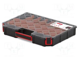 KISTENBERG TAGER CARBO PLUS 40 Contenedor Negro con Tapa Transparente