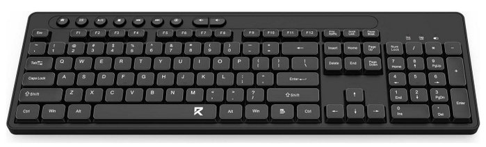 Redragon BK-7094 Teclado Inalámbrico Negro con Teclado Numérico - Layout Polaco