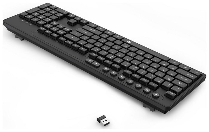 Redragon BK-7094 Teclado Inalámbrico Negro con Teclado Numérico - Layout Polaco