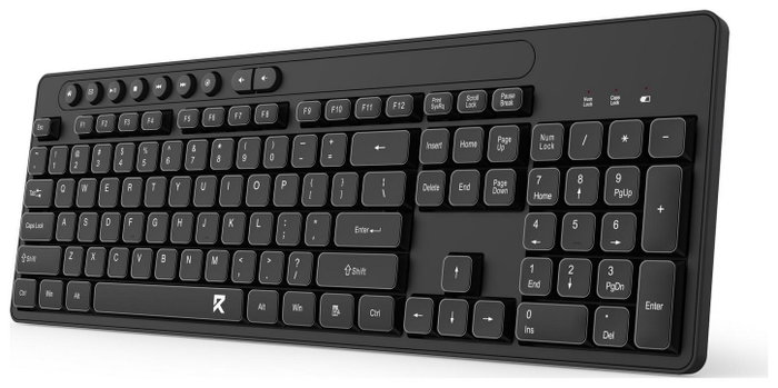 Redragon BK-7094 Teclado Inalámbrico Negro con Teclado Numérico - Layout Polaco