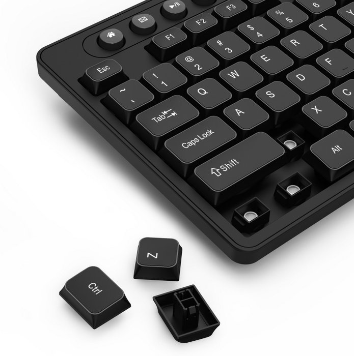 Redragon BK-7094 Teclado Inalámbrico Negro con Teclado Numérico - Layout Polaco