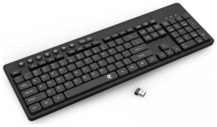 Redragon BK-7094 Teclado Inalámbrico Negro con Teclado Numérico - Layout Polaco