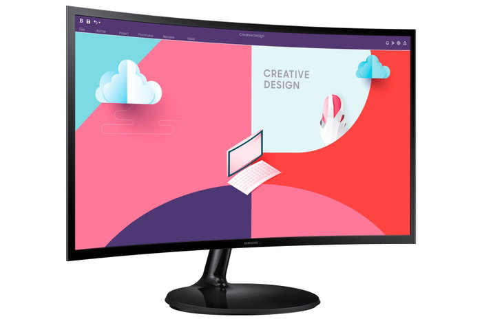 Samsung Monitor Essential S27C364EAU Curvo 27 pulg Full HD 75Hz Negro
