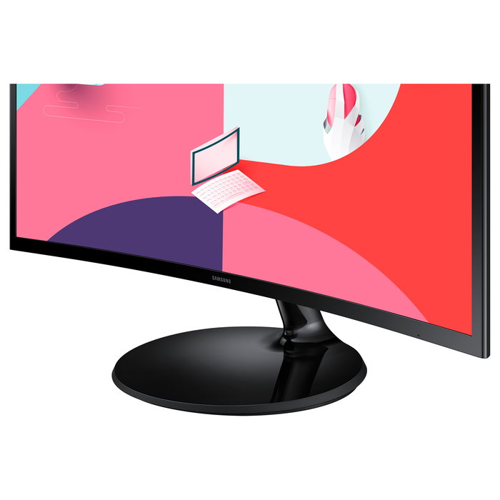 Samsung Monitor C27F364EAU 27" Full HD (1920x1080) Pantalla Curva 1800R 75Hz AMD FreeSync 4ms Negro