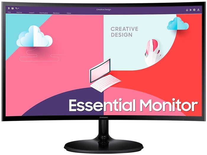 Samsung S27C364EAU Monitor Curvo 27 pulgadas Full HD VA 75Hz Negro
