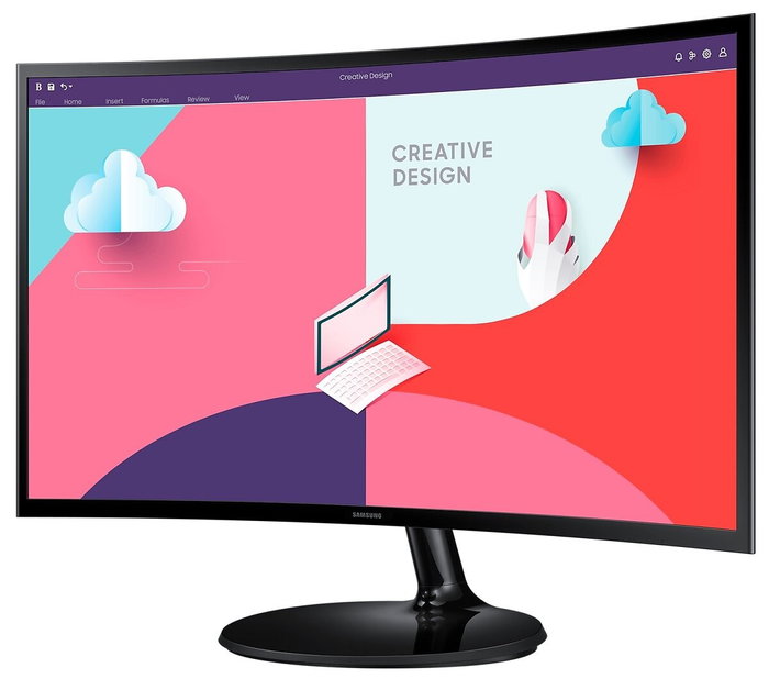 Samsung S27C364EAU Monitor Curvo 27 pulgadas Full HD VA 75Hz Negro