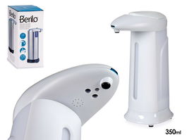 Berilo Dispensador Jabón Automático con Sensor ABS Blanco 350 ml 8 x 18.5 x 12.5 cm (Set de 12)