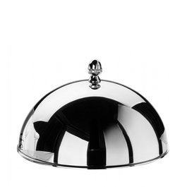 Mepra ITALIA Cubreplatos Apilable, Acero Inoxidable, Diámetro 26 cm, Color Plata